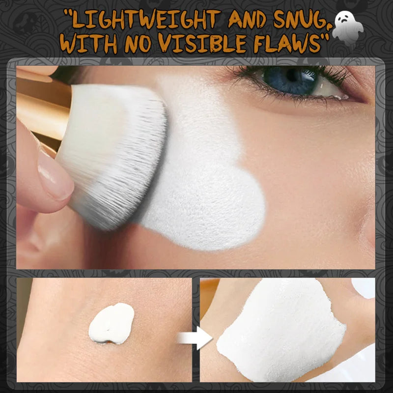 White Liquid Foundation,Full Coverage Creamy Liquid Formula Heavy Duty Coverage for Goth Makeup Cosplay - AliExpress 66