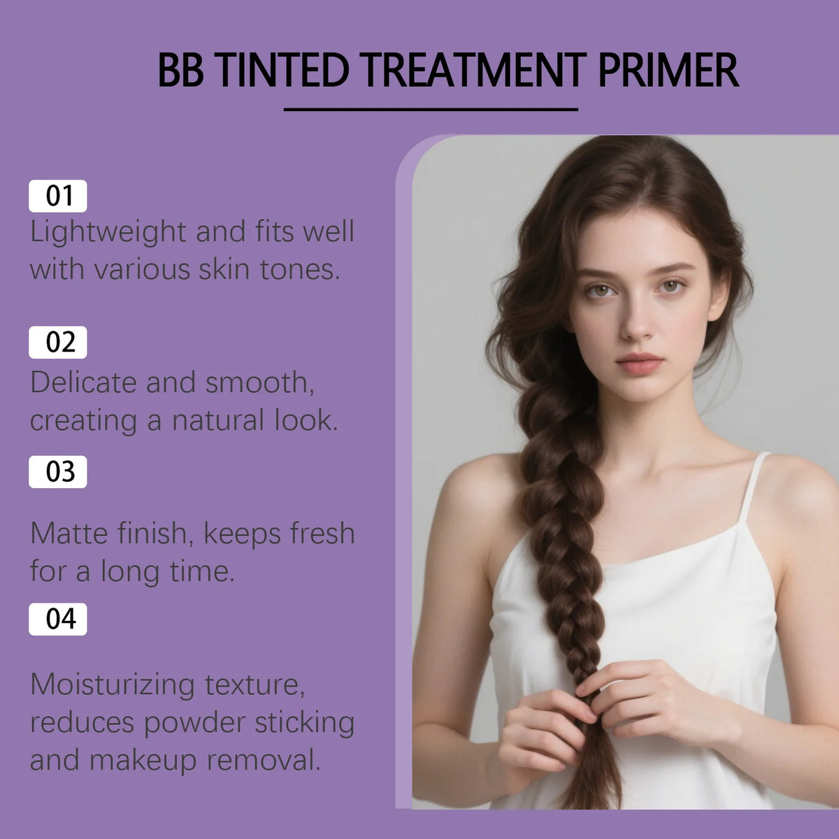 BB Cream Long Lasting Pore Tinted Moisturizer Makeup Isolation Waterproof Sweatproof Balance Oil Shine Facial Primer Foundation - AliExpress 66