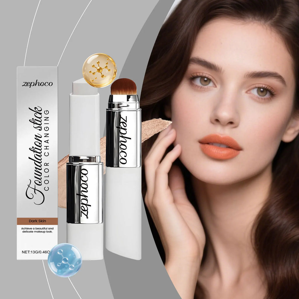 Concealer Color-Changing Foundation Stick Set - Lightweight Matte Finish,Natural Flawless, Skin-Friendly Portable Foundation Kit - AliExpress 66
