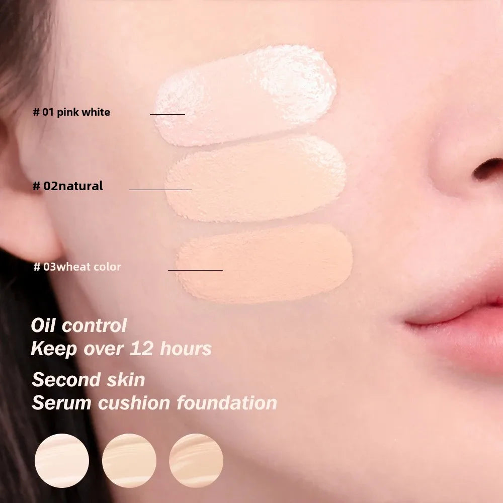 Air Cushion BB Cream Full Coverage Waterproof Foundation 3 Colors Lightweight Breatheable Concealer For Flawless Skin Makeup - AliExpress 66