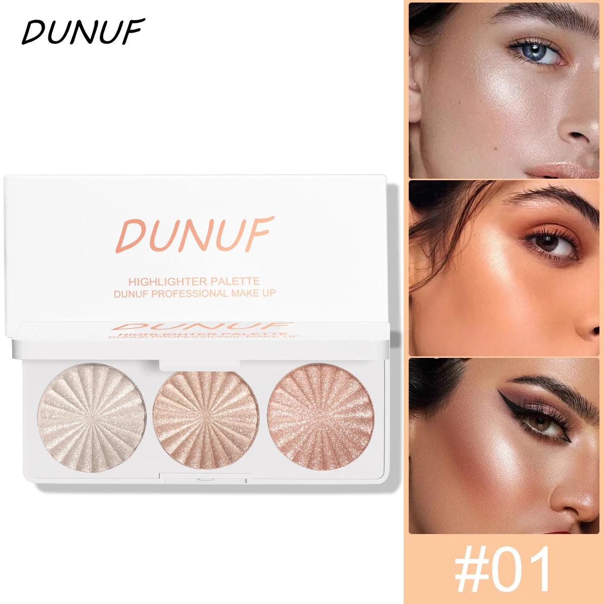 Highly Pigmented Waterproof Baked Highlighter Palette Blush Contour 4in1 Face Makeup Long Lasting Beauty Cosmetics - AliExpress 66
