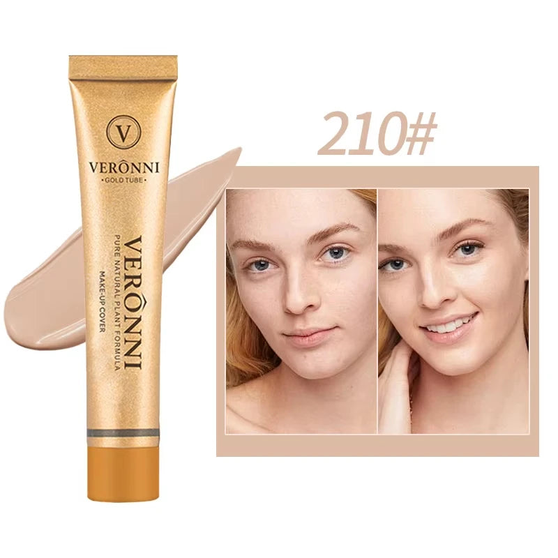 Concealer Makeup, 14 Shades Full Coverage Concealer Tube, Long Lasting Waterproof Concealer for Dark Circles, Acne Scars, Tattoo