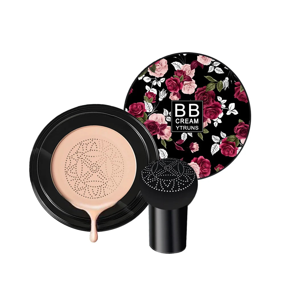 Mushroom Head Air Cushion BB Cream, Moisturizing Concealer Foundation, Brightening Natural Nude Makeup with Mushroom Puff - AliExpress 66