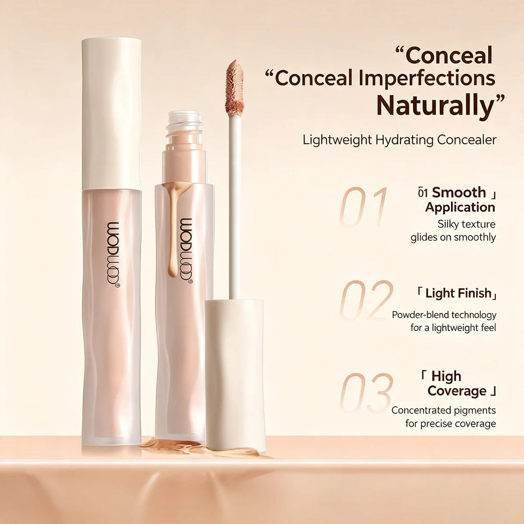 Liquid Concealer Matte High Coverage Waterproof Oil Control Moisturizing Long Lasting Concealer Professional Face Makeup