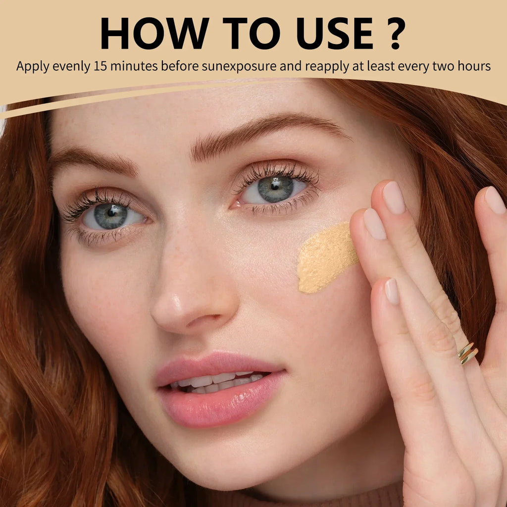 Liquid Foundation Cream Sunscreen High-coverage Moisturizing Oil-control Non-stick Sunscreen Waterproof Concealer Face Makeup - AliExpress 66