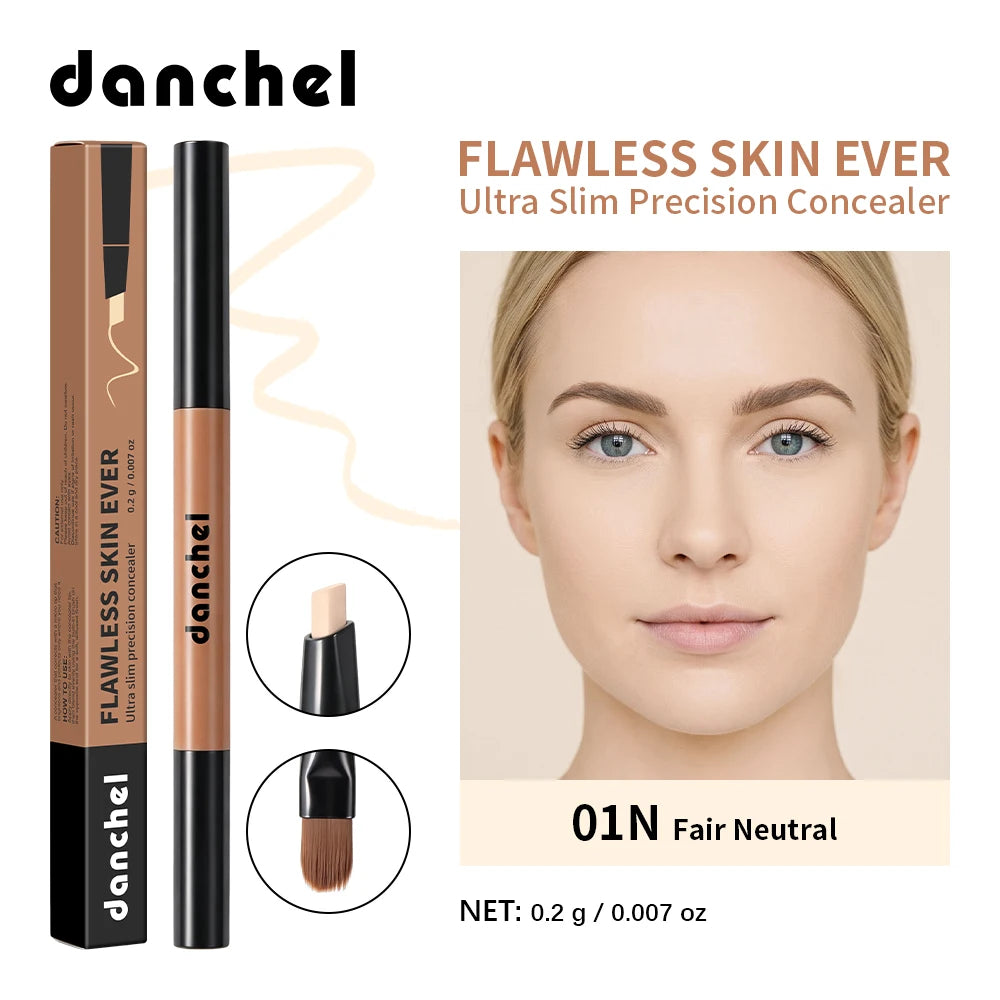 Flawless Skin Precision Concealer Dual-head Design Natural Skin Finish Precision Cover Redness,Spots,Dark Circles Concealer Pen - AliExpress 66