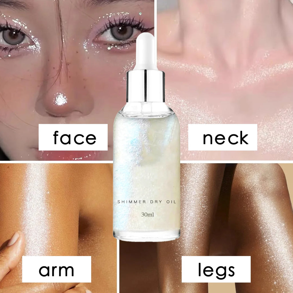 Liquid Highlighter Oil Makeup Cosmetic High Gloss Glitter Face Body Shimmer Highlighter Waterproof Long Lasting Women Beauty - AliExpress 66