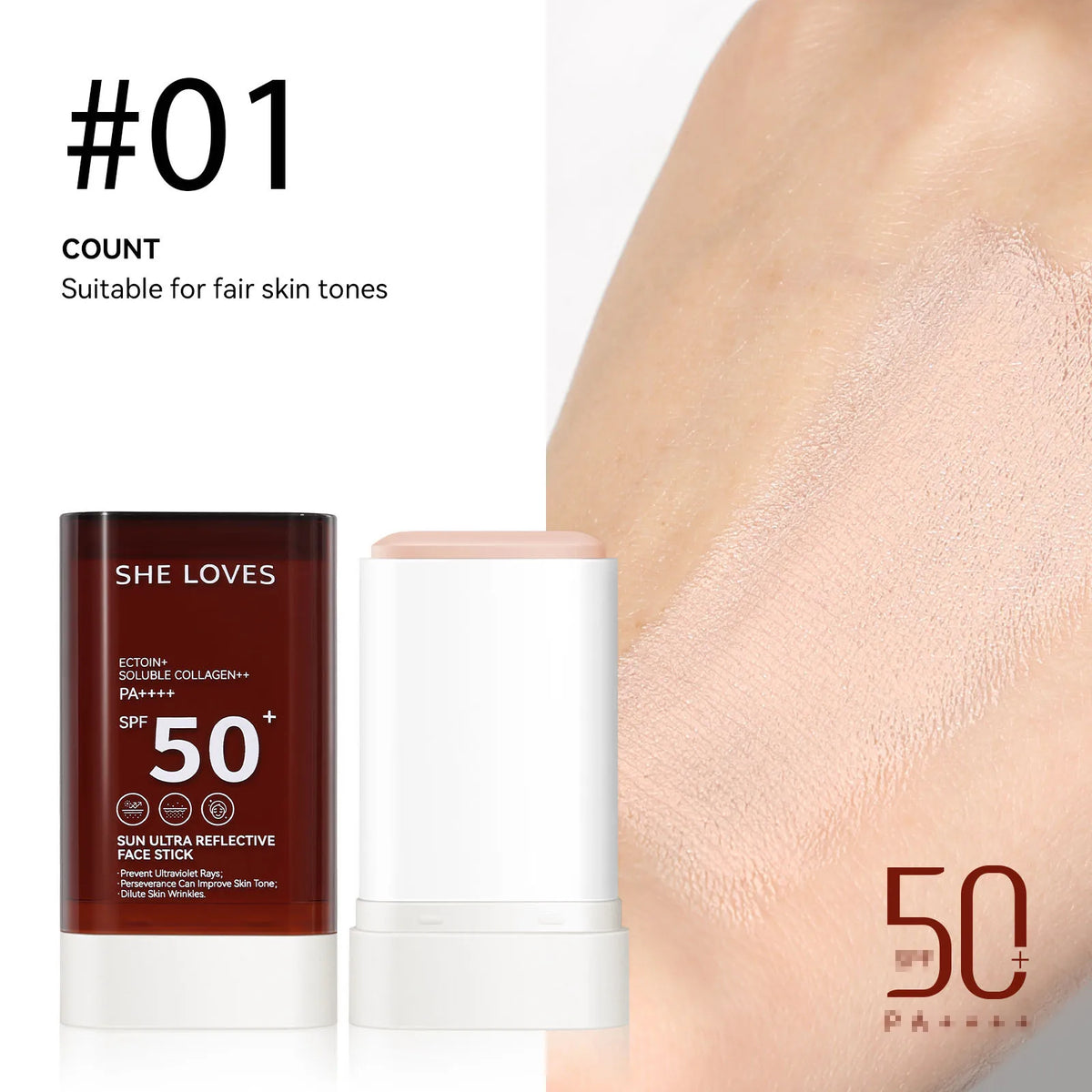 SPF Foundation Stick Full Coverage Natural Finish
