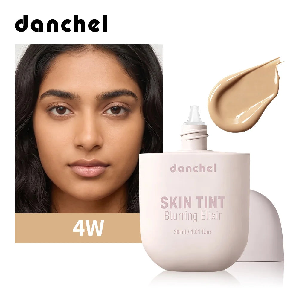 Skin Tint Blurring Elixir Even Skin Tone 12h Long-lasting Natural Finish Hide Pores Fine Lines Lightweight Breathable Skin Tint