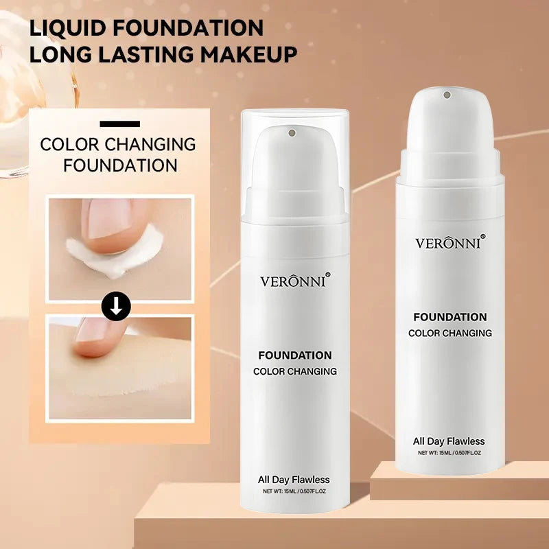 Color Changing Foundation ¨C Temperature Adaptive Liquid Makeup, Water-Resistant Hydrating Formula, Natural Skin-Like Finish - AliExpress 66