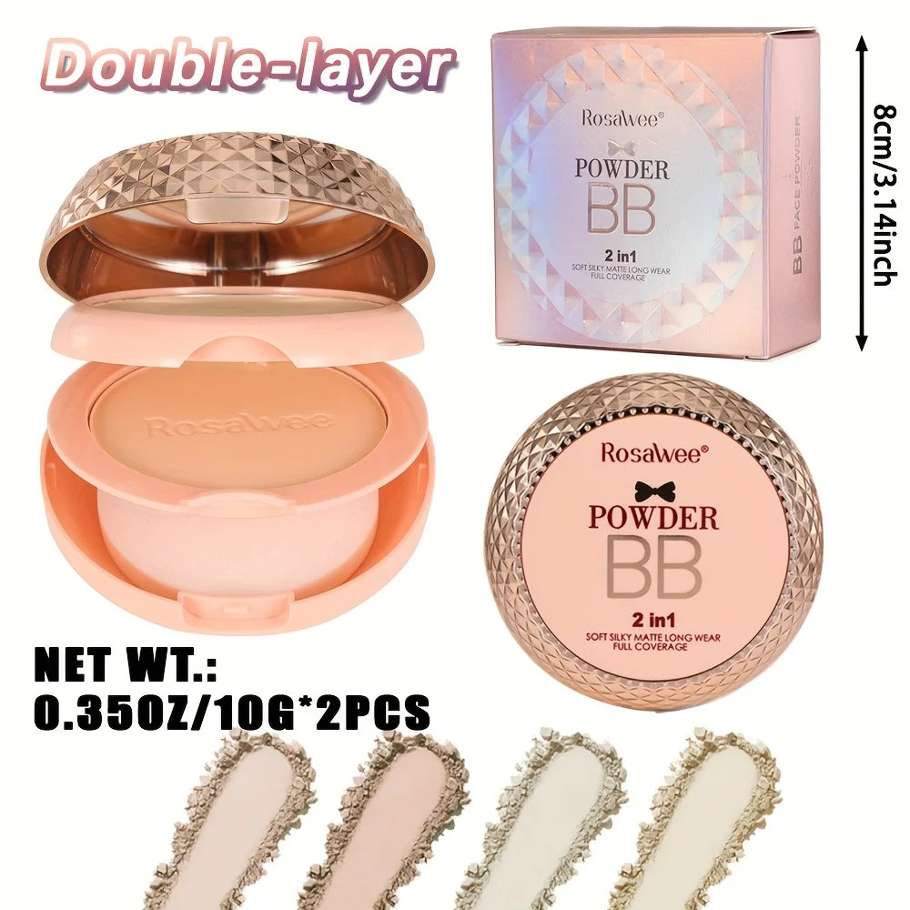 Full Coverage Face Powder, Long-Lasting, Breathable, Get Smooth Flawless Fine Lines and Lightweight Finishing Foundation, Face M - AliExpress 66