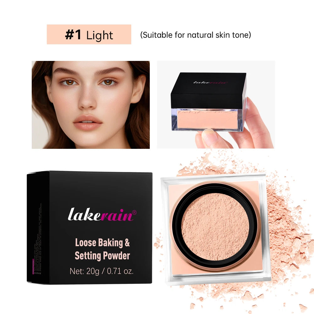 Lakerain Delicate Setting Powder Lasting Without Shedding Makeup Control Oil Locking Moisture Create Zero Pore Base Makeup - AliExpress 66