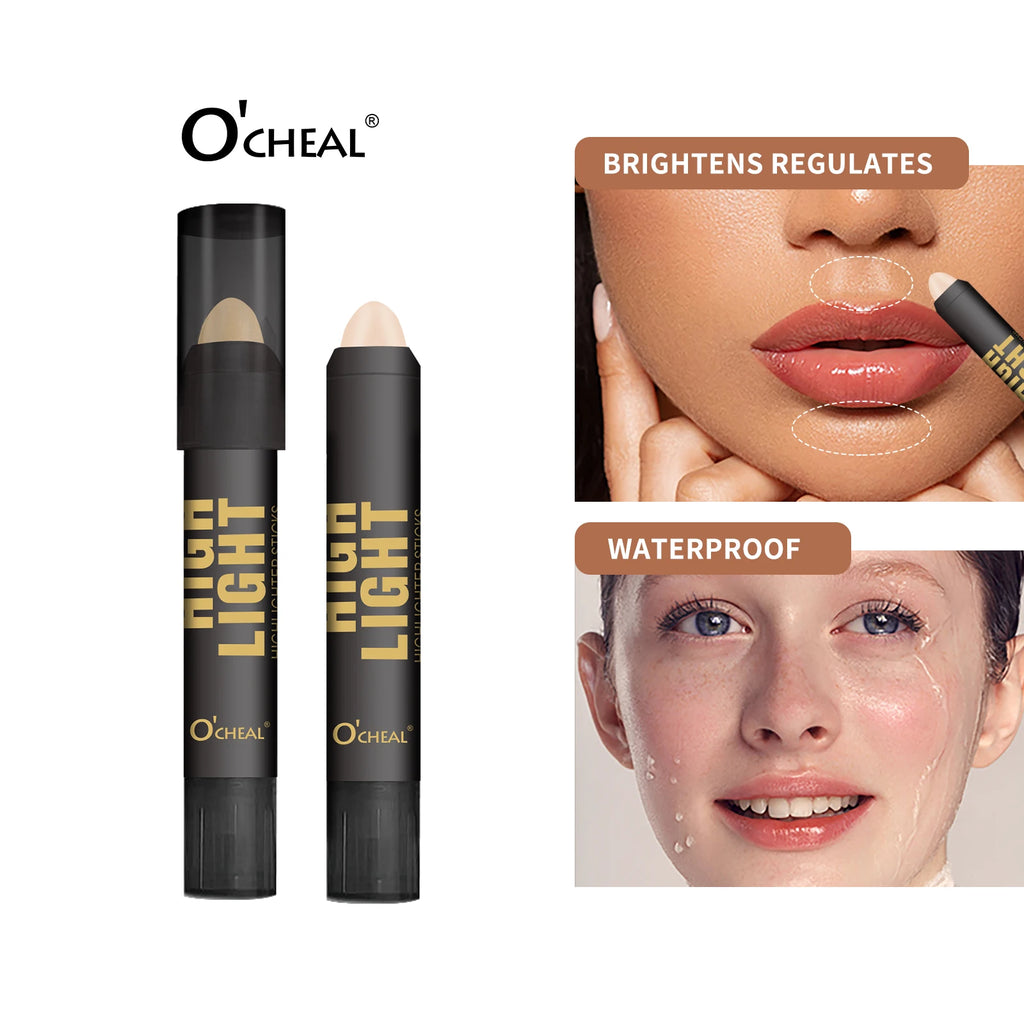 Professional Contour Stick Highlighter Concealer Silkworm Nose Shadow Makeup Pen for Face Sculpting and Highlighting Cosmetics - AliExpress 66