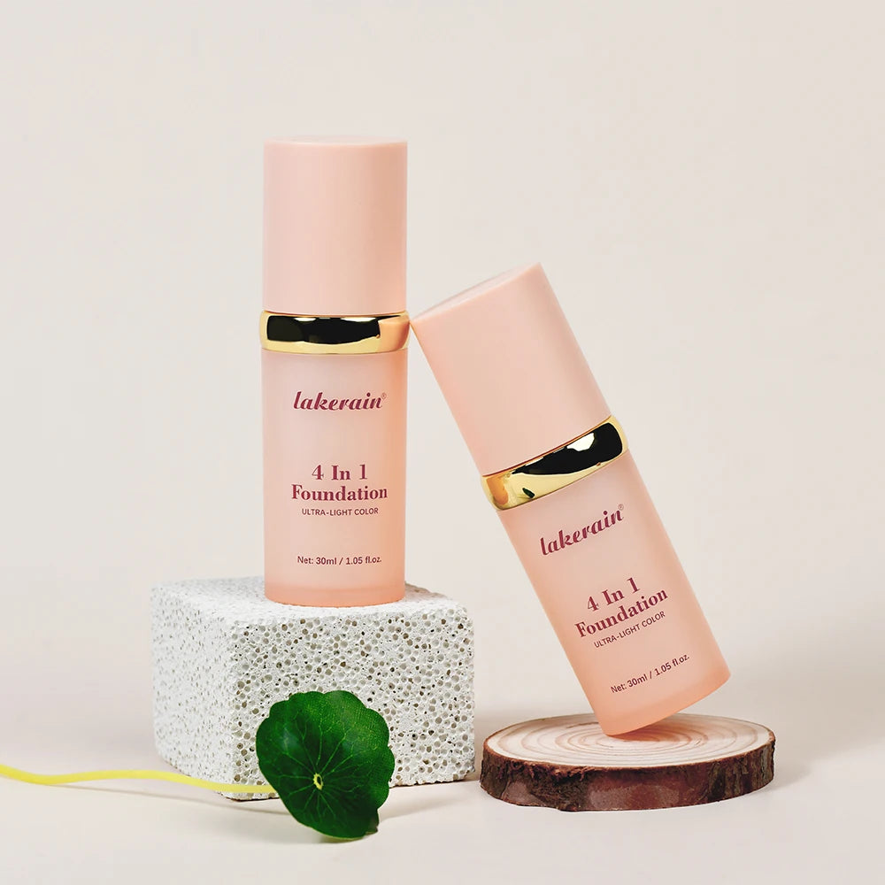 4 In 1 Color Changing Foundation Hydrating Moisturizing Long Lasting Waterproof Travel Full Coverage Makeup Base Smooth Natural Skin Tone Daily Facial Make Up Concealer Primer - AliExpress 66