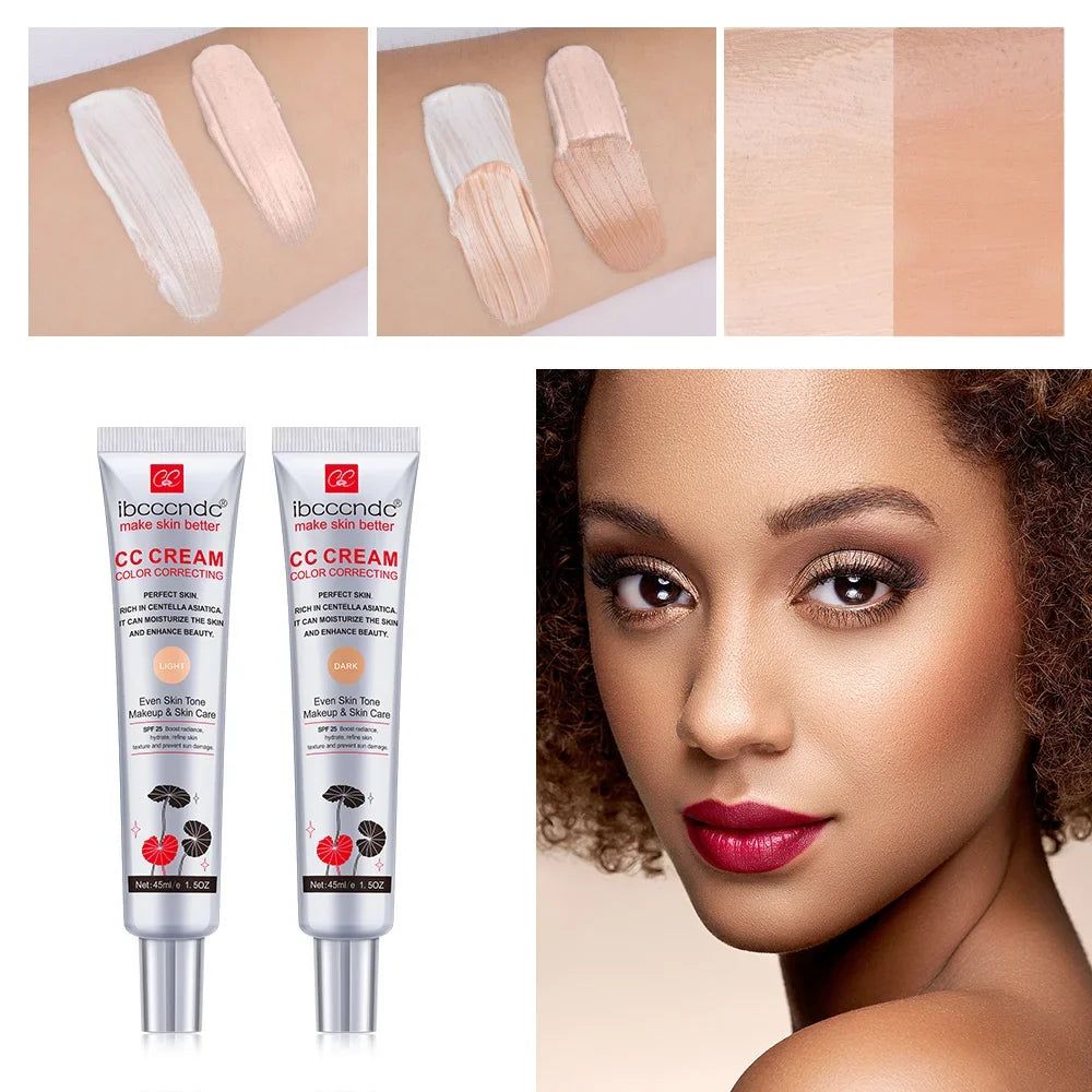 ibcccndc CC Cream Foundation Full Coverage Moisturizing