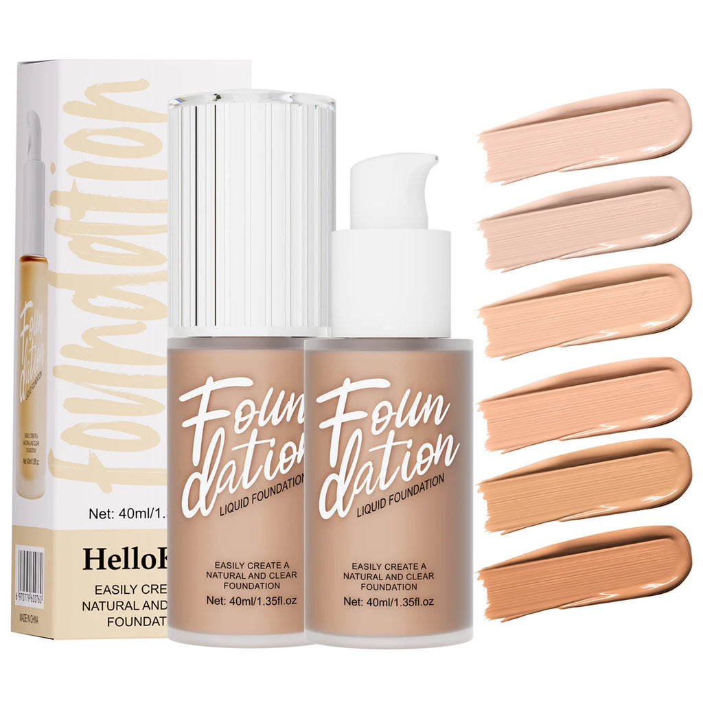Waterproof Matte Liquid Foundation Provides Strong Coverage for Dark Circles Brightens and Evens Skin Tone and Doesn T Cake - AliExpress 66