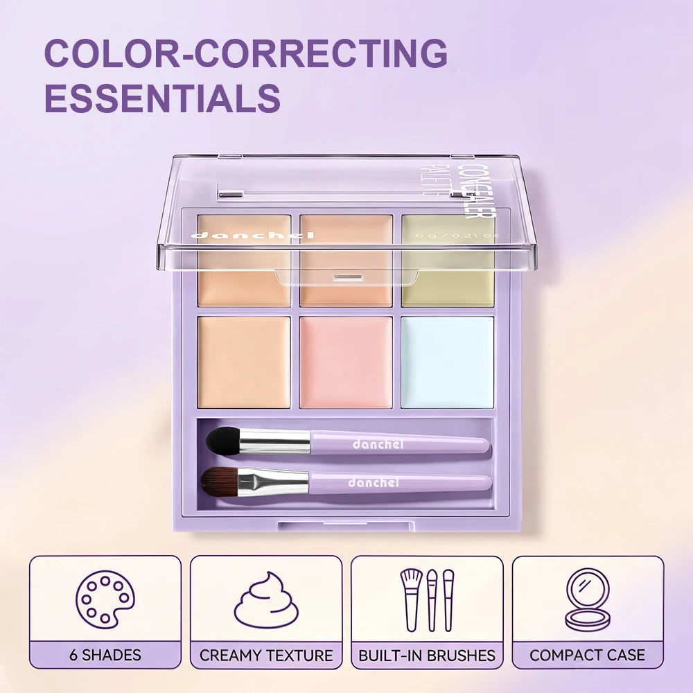 Concealer Palette Matte Finish Decorate Dark Circle Even Skin Tone Concealer,Color Correction,Brightening 3 in 1 Conceal Palette - AliExpress 66