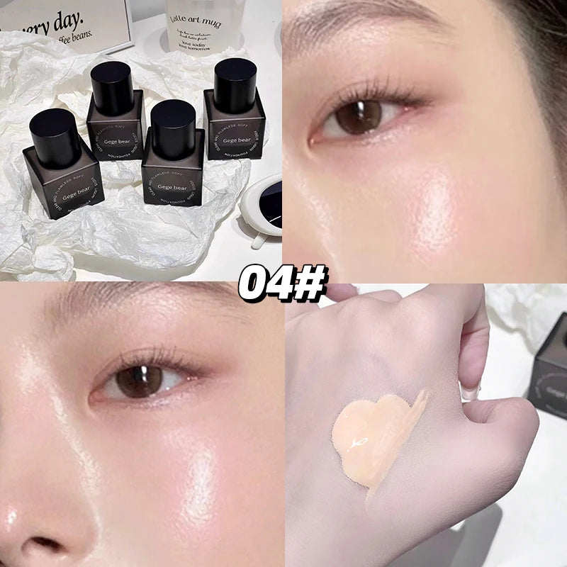 Gege Bear Clear Flawless Foundation, Natural, Hydrating, Long-Lasting, Coverage for Dry and Oily Skin Types to Even Skin Tone - AliExpress 66