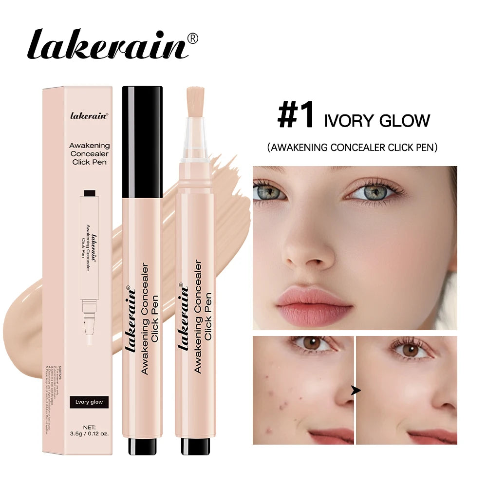 Waterproof Concealer Click Pen 3 Colors Natural Glowing Lightweight Full Coverage Sweat Proof Concealer Pencil Woman Makeup - AliExpress 66