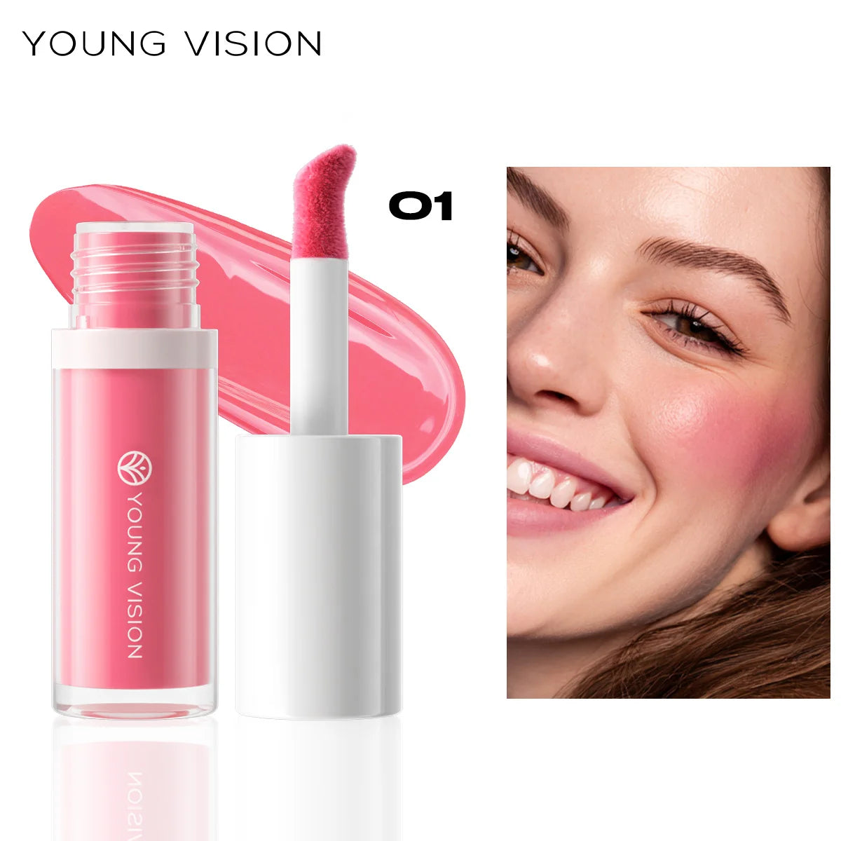 6Colors Liquid Blush Long-Lasting Liquid Blush For High-Pigment Colour, Creates A Soft, Dewy Finish, Vegan & Cruelty-Free - AliExpress 66