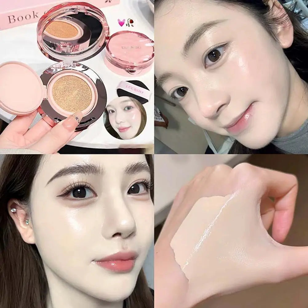 Cushion Foundation, Lightweight & Flawless Coverage Natural Cream Skin Finish, Waterproof & Non-Greasy For Women - AliExpress 66