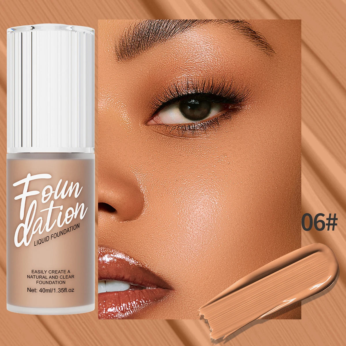 Waterproof Matte Liquid Foundation Provides Strong Coverage for Dark Circles Brightens and Evens Skin Tone and Doesn T Cake - AliExpress 66