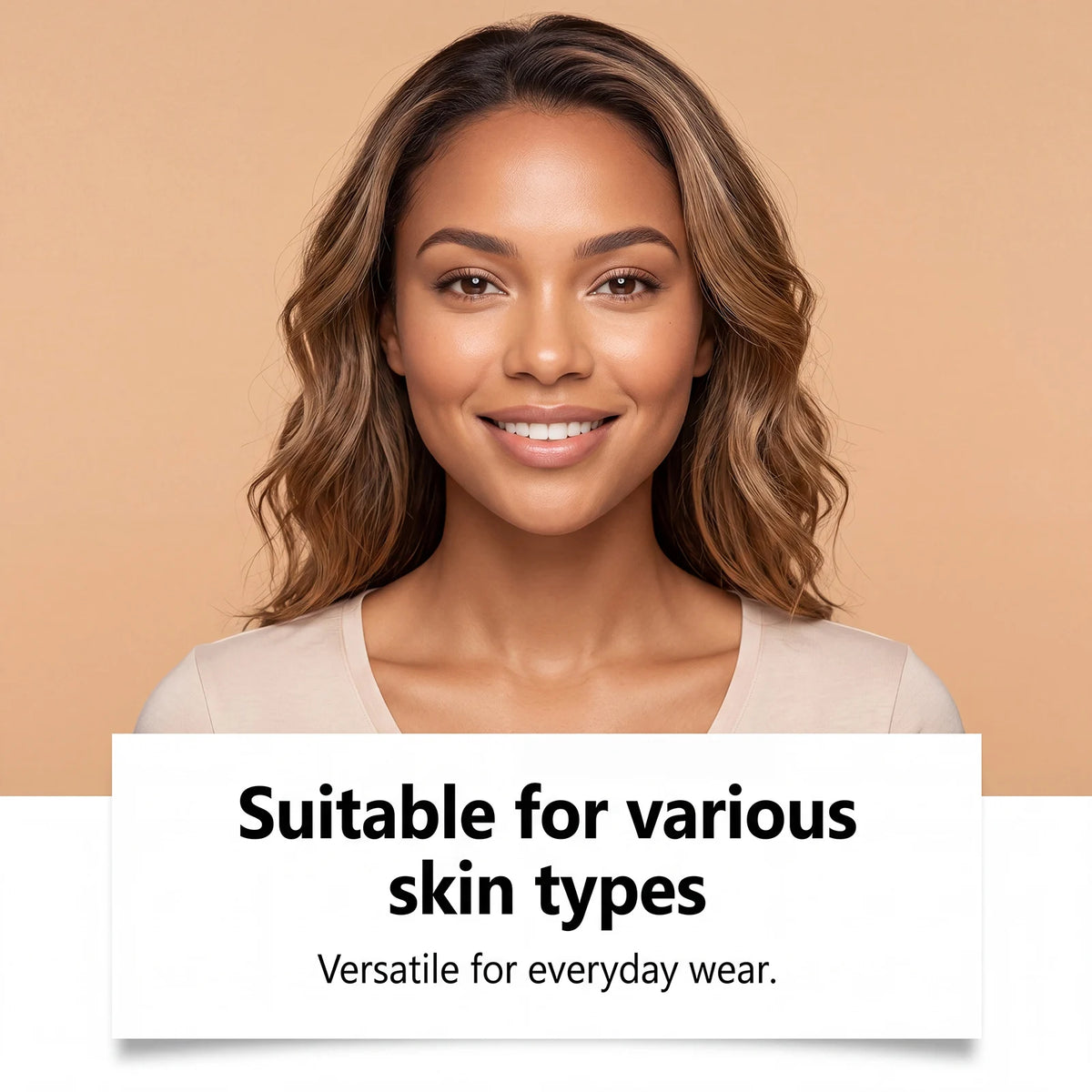 Temperature-Adjusting Foundation - Natural, Lightweight, Hydrating and Seamless Coverage for Daily Portable Use