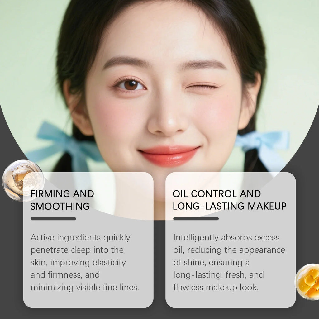 Face Primer Firming Hydrating Tone Correction Reduce Dullness Redness Smoothing Fine Lines Lighten Oil-Control Makeup Base Cream - AliExpress 66