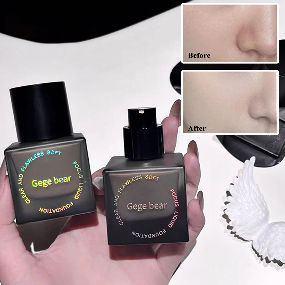 Gege Bear Clear Flawless Foundation, Natural, Hydrating, Long-Lasting, Coverage for Dry and Oily Skin Types to Even Skin Tone - AliExpress 66