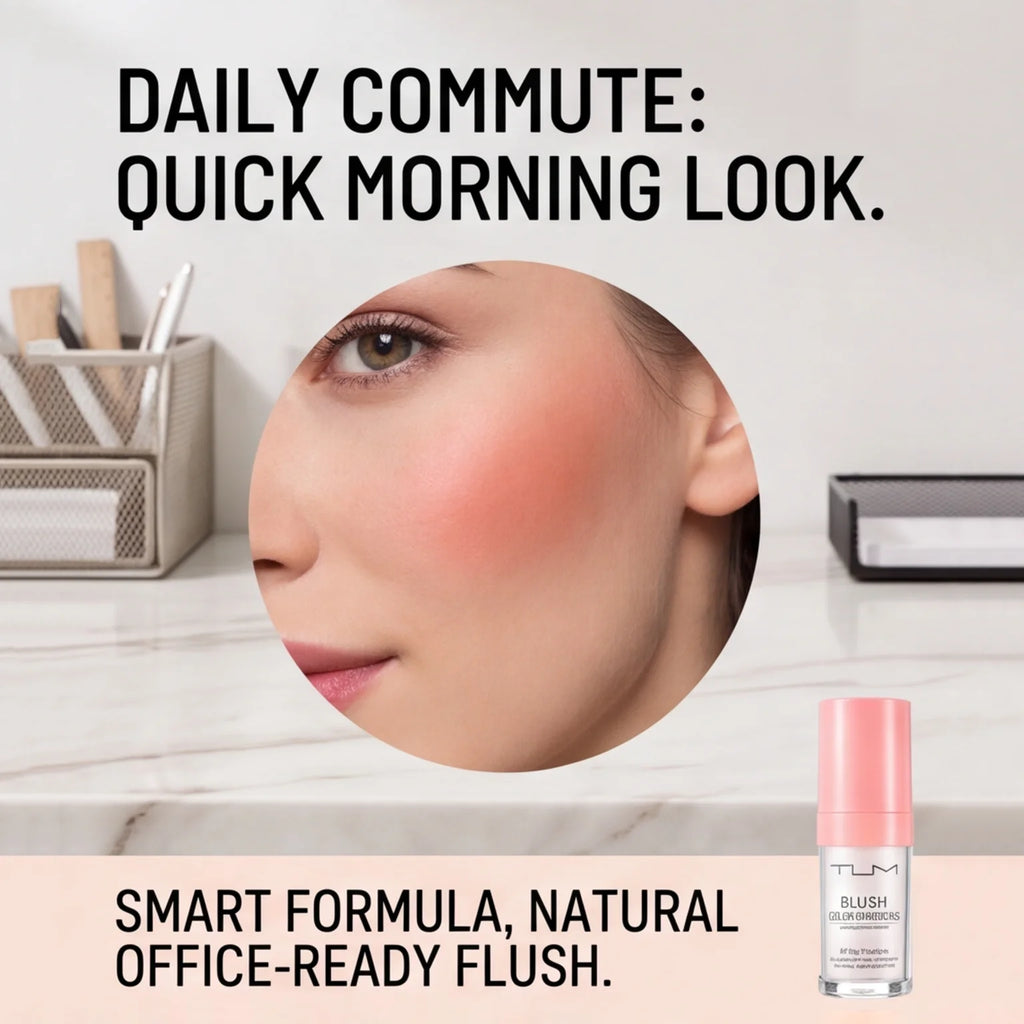 1set Tlm Foundation and Blush Foundation, Naturally Tinted Liquid Foundation, Long-Lasting and Moisturizing, Waterproof and Sweat-Resistant - AliExpress 66
