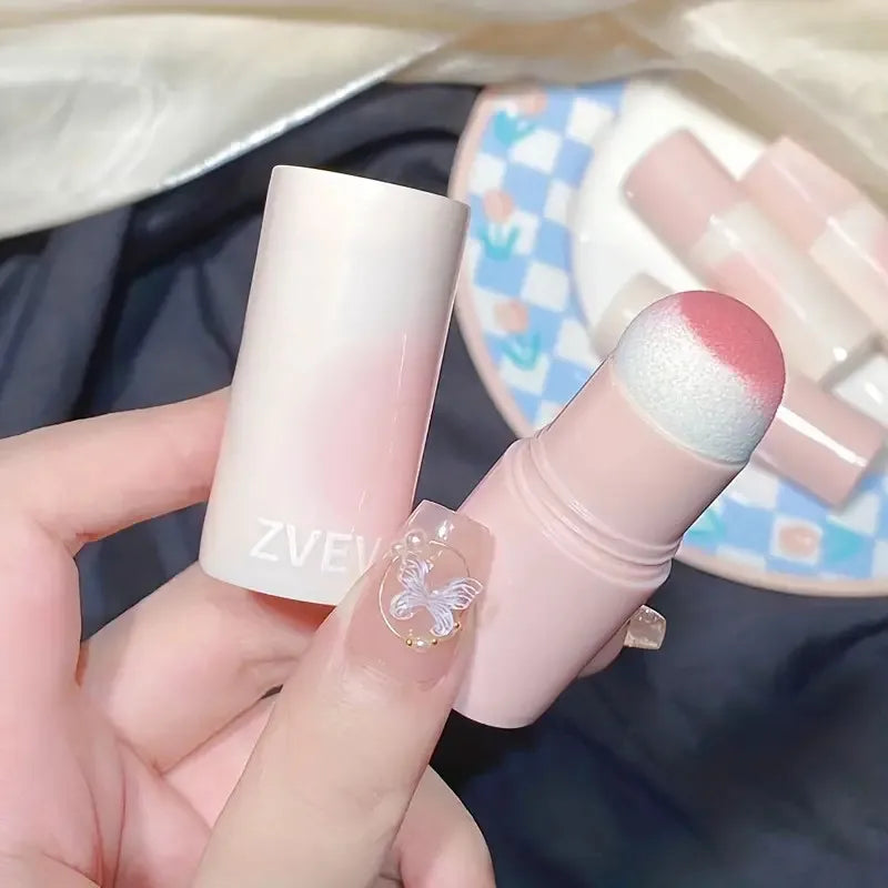 ZVEV Cloud Soft Matte Blush Stick - Vibrant and Moisturizing Korean Style Brightens Lips and Cheeks - AliExpress 66