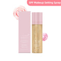 SPF Makeup Setting Spray Long Lasting Glow Finish Waterproof Makeup-Friendly Sunscreen Hydrating Fixer Spray For Pre Makeup Use