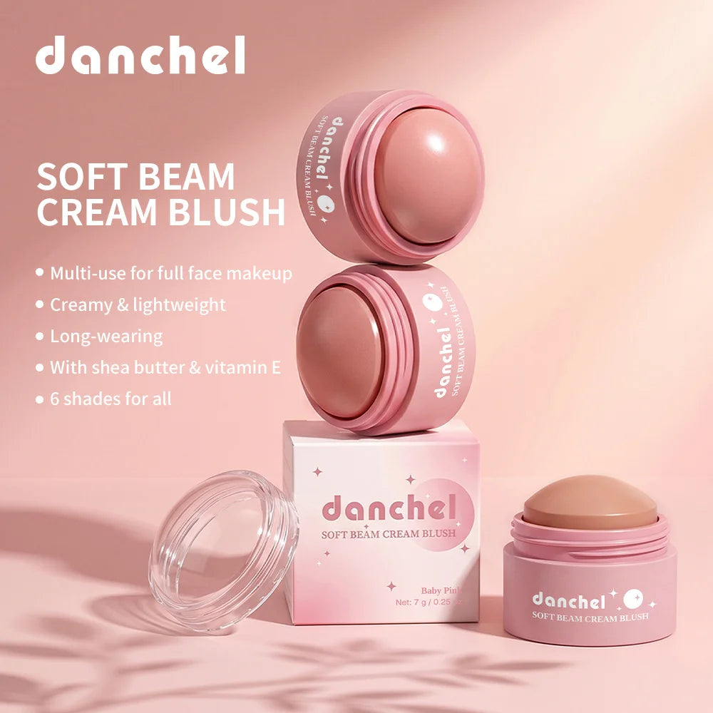 Soft Beam Blush Cream Multi Purpose Lipstick, Eye Shadow, Powder Blusher Long Lasting Makeup Smooth Creamy Texture Blusher Cream - AliExpress 66