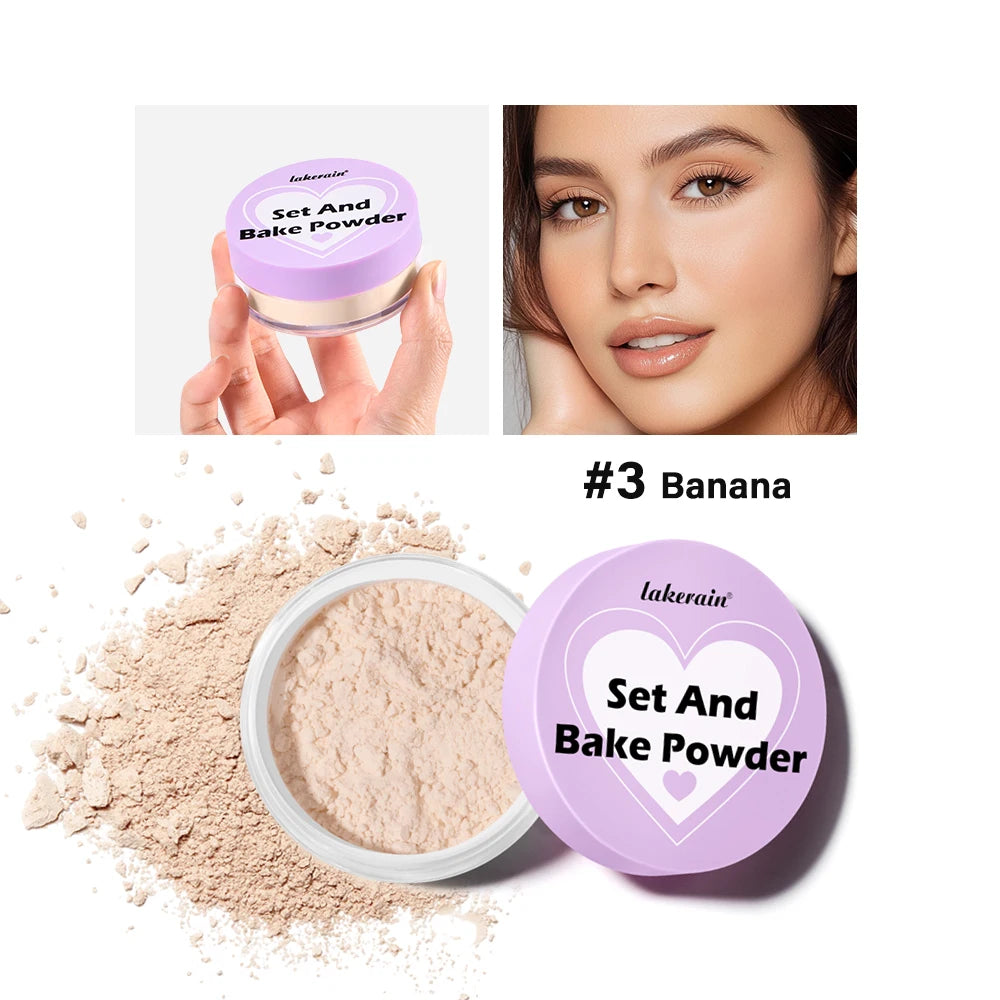 Lakerain Delicate Setting Powder Lasting Without Shedding Makeup Control Oil Locking Moisture Create Zero Pore Base Makeup - AliExpress 66
