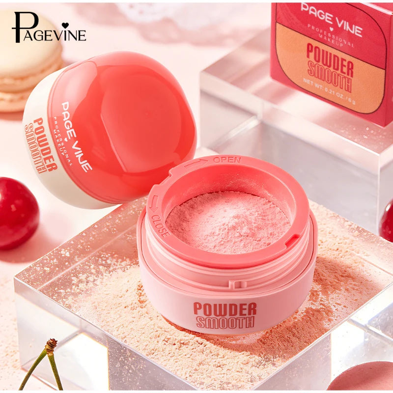 Page Vine Matte Setting Powder Natural And Long-lasting Oil Control Soft Matte Texture 6 Shades Blusher Face Makeup - AliExpress 66