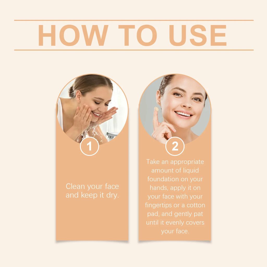 Moisturizing Protective Foundation, Lightweight, Hydrating, Luminous Matte, Clear, Smooth, Long-Lasting, and Doesn't Cake