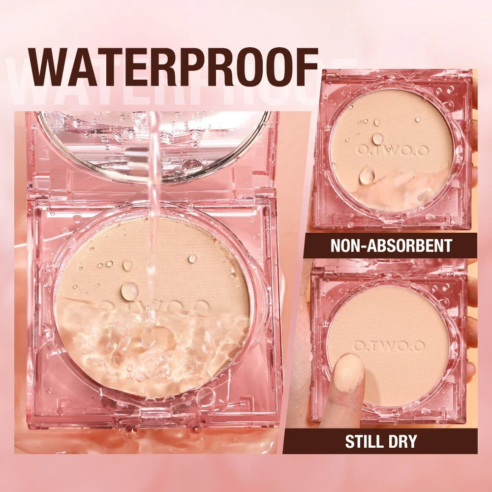 O.TWO.O Face Powder Oil-control 24 Hours Long Lasting Waterproof Matte Face Makeup Cosmetic Setting Compact Powder - AliExpress 66
