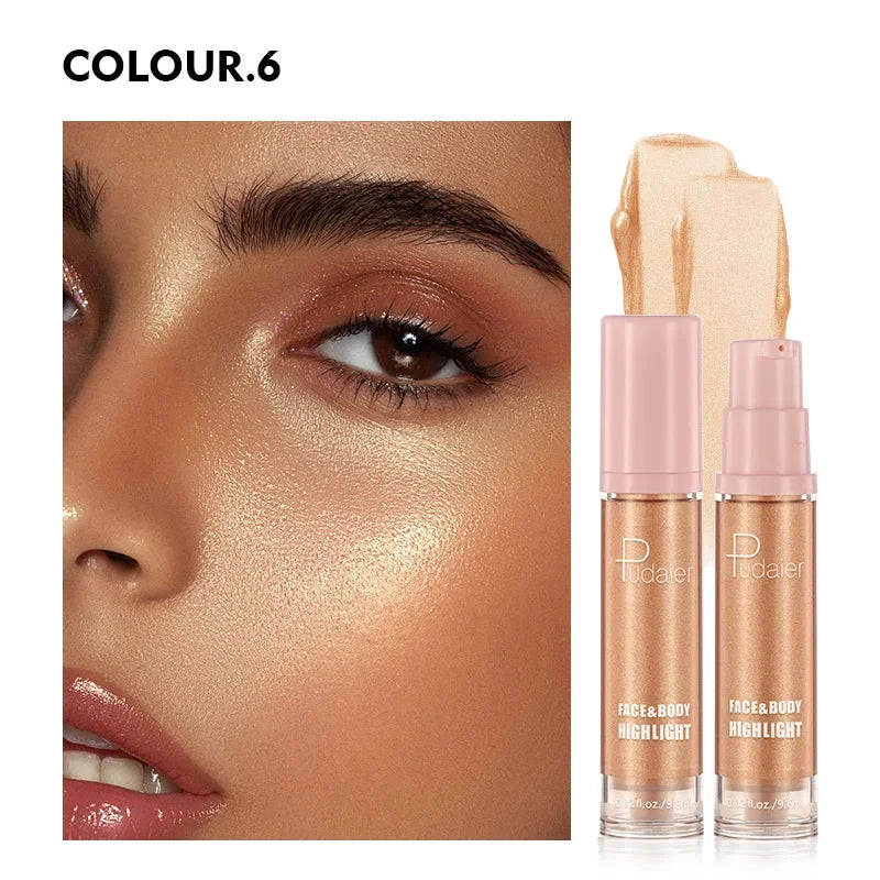 Sparking Skin Dazzling Shimmer Glitter Highlighter Eye Shadow Cream Makeup Gold Face Contour Bronzer Brighten Body High Light - AliExpress 66