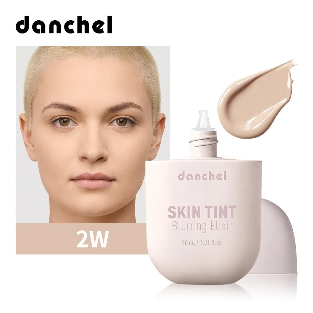 Skin Tint Blurring Elixir Even Skin Tone 12h Long-lasting Natural Finish Hide Pores Fine Lines Lightweight Breathable Skin Tint