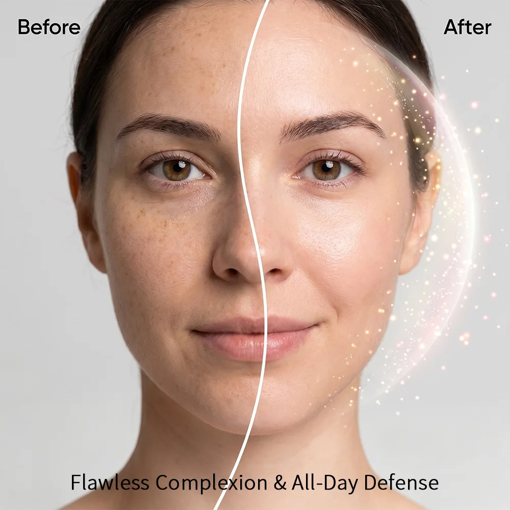 Color Changing Foundation Smart Match Skin Color Medium Coverage Deep Moisturizing SPF15 Sun Protection Natural Look Foundation