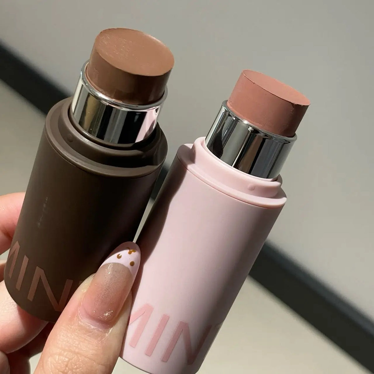 Sweetmint 3 in 1 Makeup Stick Blush Eyeshadow Lipstick Moisturizing Long Lasting Korean Style Student Daily Use Gift