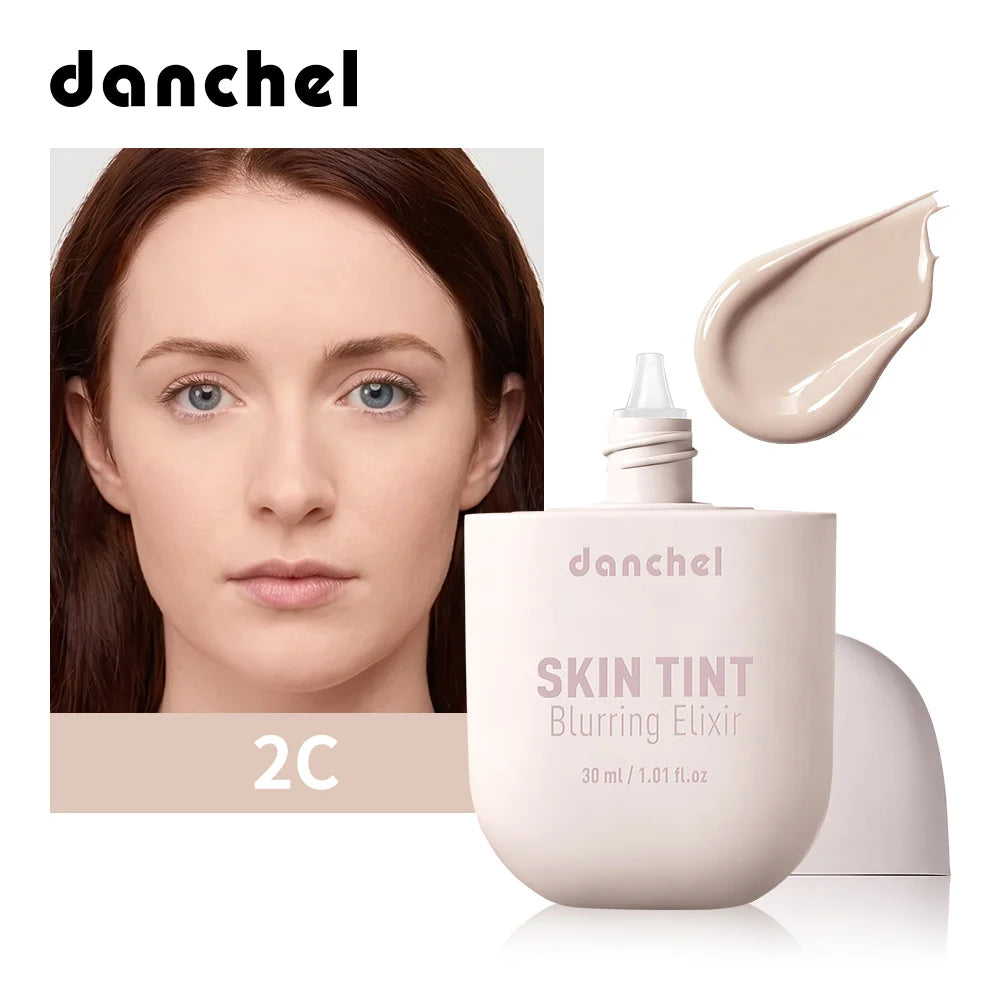 Skin Tint Blurring Elixir Even Skin Tone 12h Long-lasting Natural Finish Hide Pores Fine Lines Lightweight Breathable Skin Tint