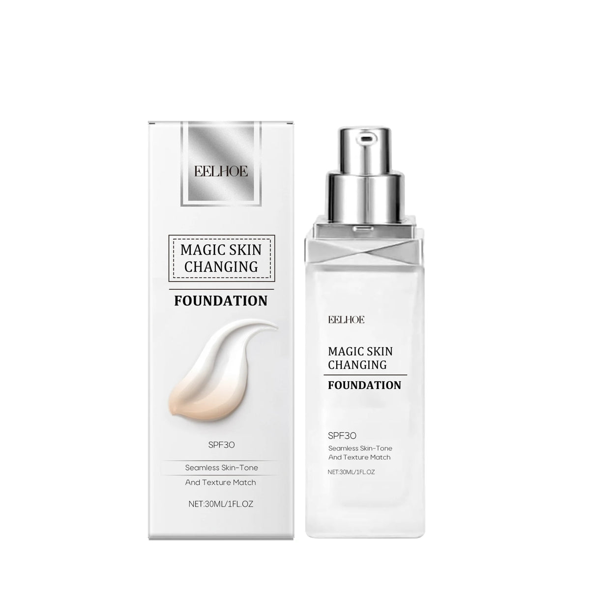 Color Changing Foundation Hyaluronic Acid Waterproof Oil Control High Coverage Makeup Base Magic Covering Foundation Liquid 30ml - AliExpress 66
