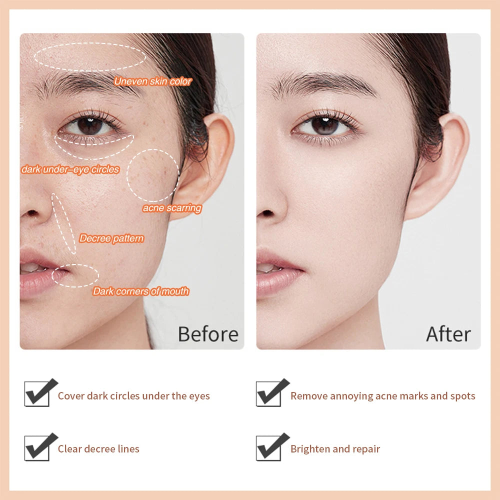Matte Concealer Pen Full Coverage Face Acne Marks Foundation Cream Lasting Waterproof Moisturizing Eyebrow Lip Contouring Makeup - AliExpress 66