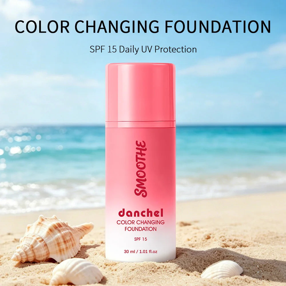 Color Changing Foundation Deep Moisturizing SPF15 Sun Protection Medium Coverage Smart Match Skin Color Natural Look Foundation - AliExpress 66