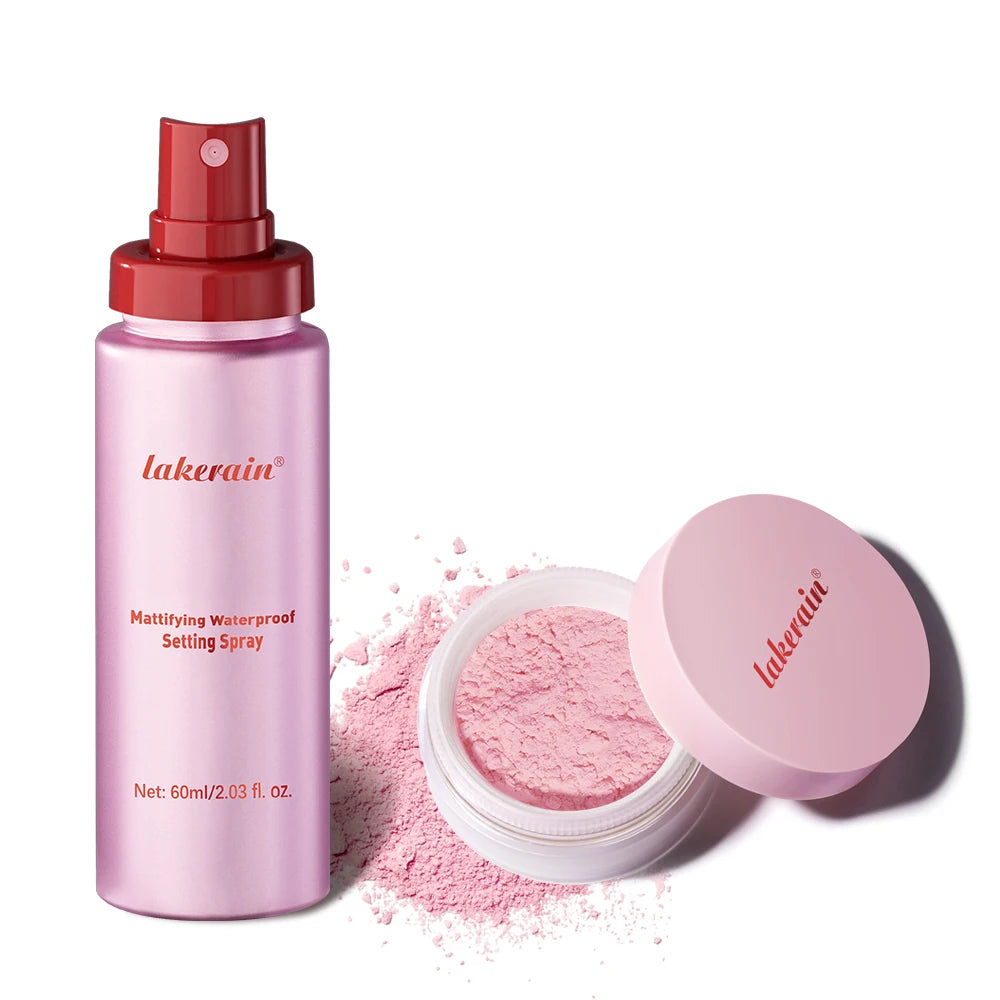 Oil Control Setting Powder Spray Set Matte Base Makeup Control Oil Waterproof Make-up Fixer Spray Hide Pores Setting Powder - AliExpress 66