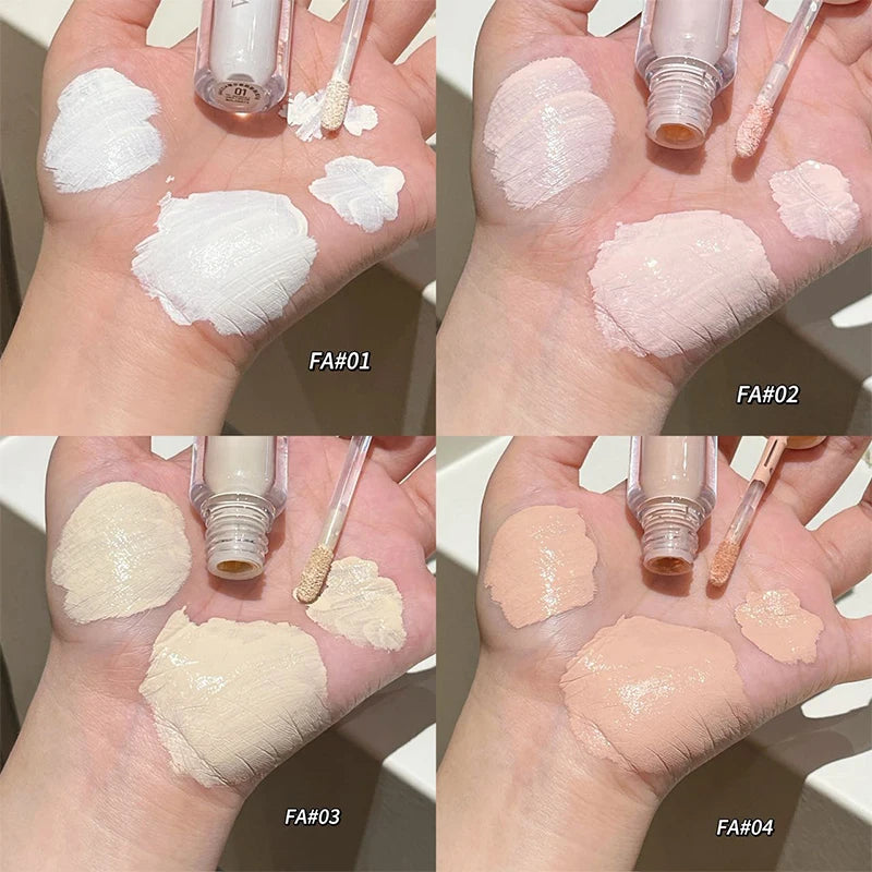 4 Colors Brightening Concealer Liquid Coverage for Dark Circles & Spots Lasting Lightweight Hydrating Foundation Face Makeup - AliExpress 66