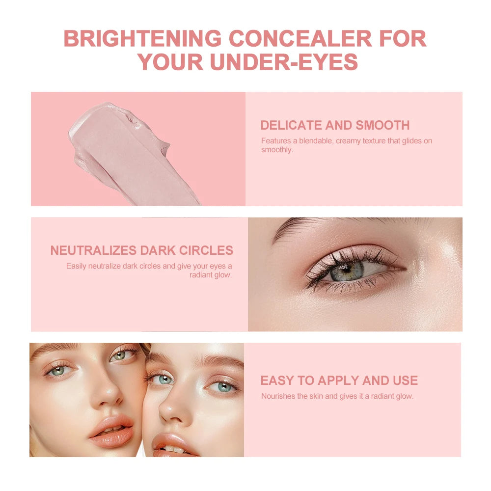 Lakerain Under Eye Brightener Hydrating Concealer Cream Medium Correction for All Skin Types Conceal and Brighten Dark Circles - AliExpress 66