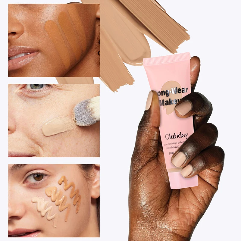 High Coverage Liquid Foundation BB Cream Primer Waterproof Lasting Concealer Corrector Base Facial Korean Makeup Women Cosmetics - AliExpress 66
