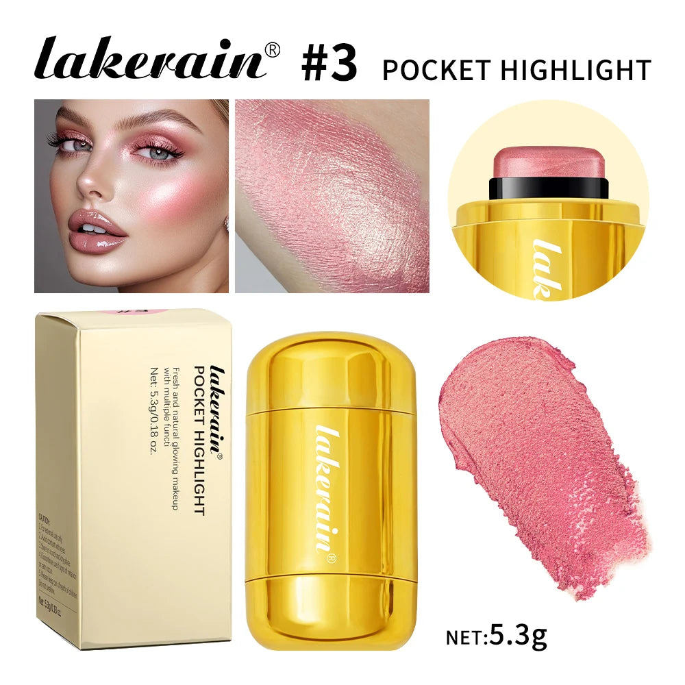 4Colors Highlighter Stick Brightening Skin Tone Contouring Natural Stereo Concealer Blush Multi-Purpose Stick - AliExpress 66